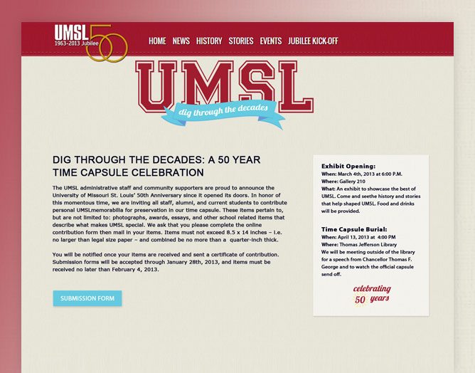 UMSL Jubilee Event